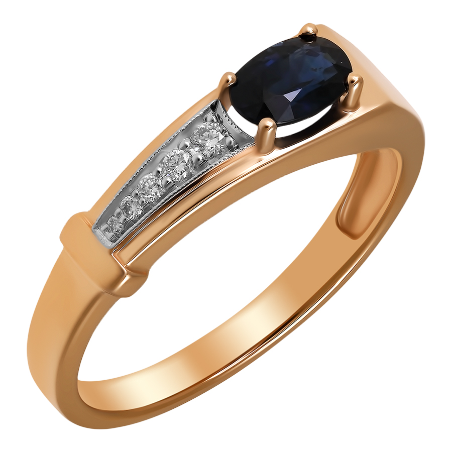 Кольцо, золото, сапфир, 1667059М
